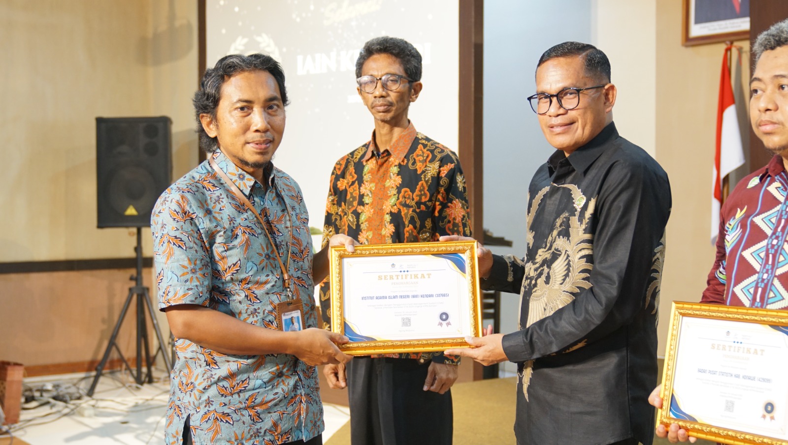 IAIN Kendari Raih Penghargaan Satker Kategori Pengguna CMS Terbaik