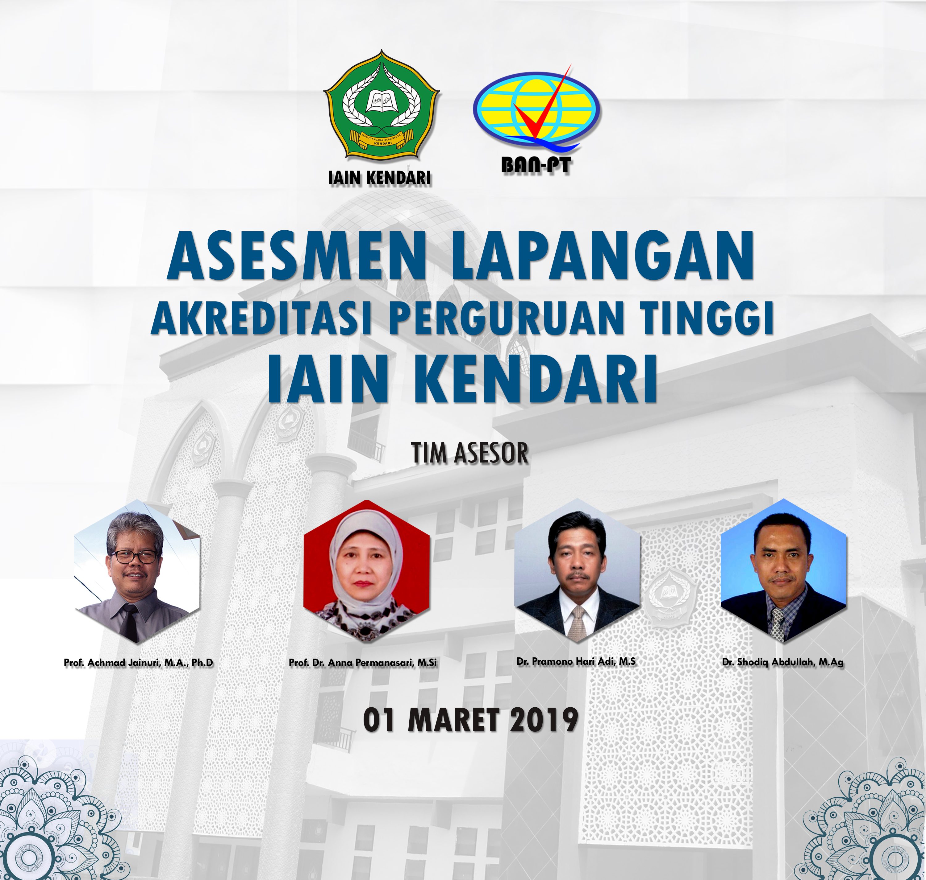 Assesmen Lapangan Akreditasi IAIN Kendari