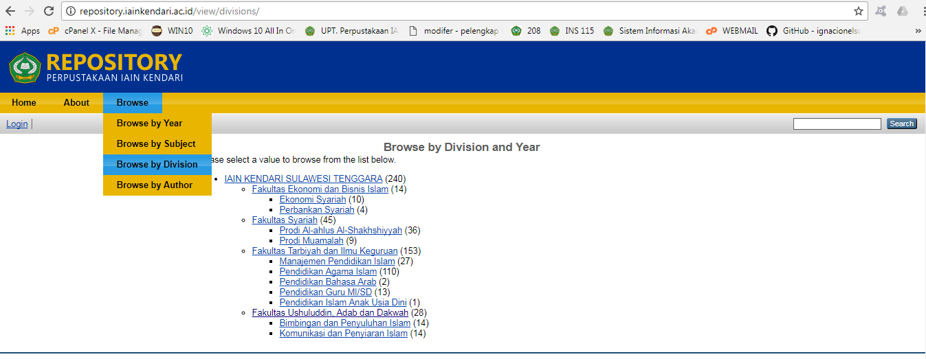 REPOSITORY IAIN KENDARI